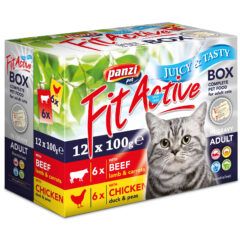 FitActiveBox паучове за котки 12*100гр.