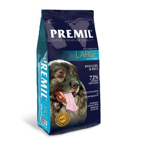 Premil Large 24/15 – с пилешко и патешко месо 15кг