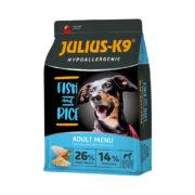 JULIUS-K9® Риба & Ориз 12кг. – Хипоалергенна суха храна за израснали кучета