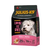 JULIUS-K9® ADULT HYPOALLERGENIC LAMB Агнешко & Ориз 12кг. – Хипоалергенна суха храна за израснали кучета