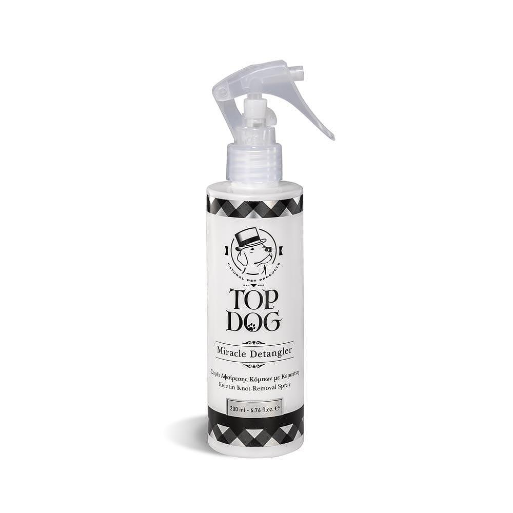 Лосион Miracle Detangler 200 ml за премахване на възли с кератин, антистатичен спрей за козина на домашни любимци.