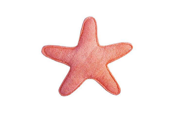 Луфа дентална играчка Морска звезда за кучета, почиства зъбите и успокоява. Подходяща за млаки и подрастващи кучета.