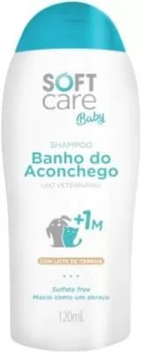 SOFT CARE Baby shampoo 120 ml for puppies and kittens, sulfate-free, with grain milk for sensitive skin and hydration.